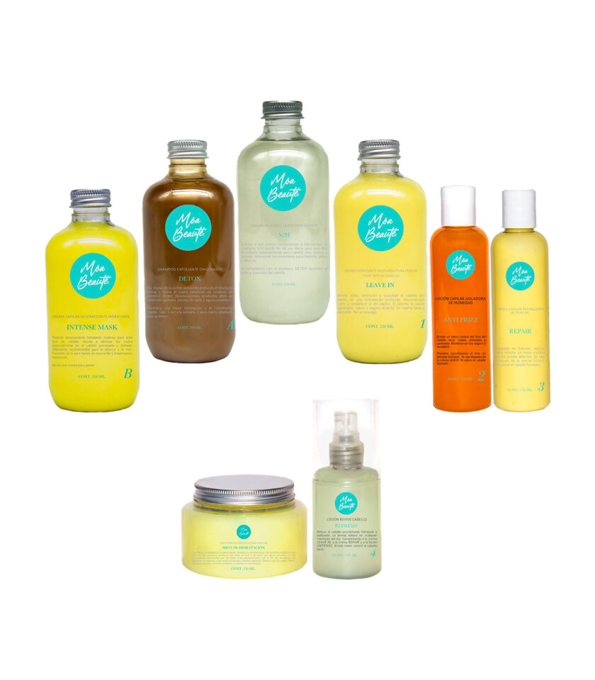 CABELLO RESECO / TROZADO Cabello Quebrado / Ondulado / Rizado Kit Avanzado