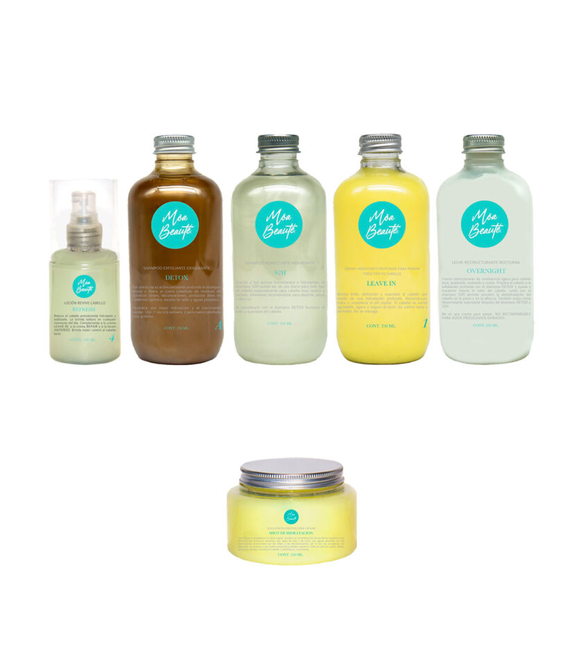 CUERO CABELLUDO GRASO Cabello Lacio / Quebrado Kit Avanzado
