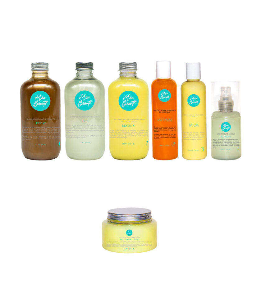 CUERO CABELLUDO GRASO Cabello Quebrado / Ondulado / Rizado Kit Avanzado
